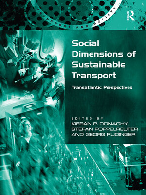 cover image of Social Dimensions of Sustainable Transport
